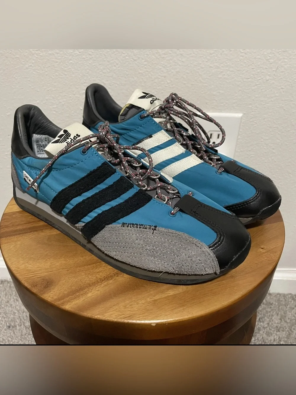 Adidas Song For The Mute X Country Og 'Active Teal' - ID3545, Size 6 1/2